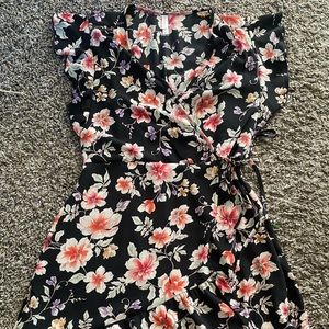 Target spring/summer tie over floral dress